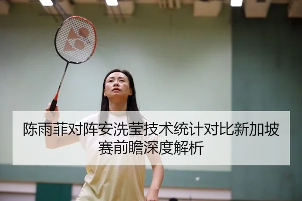 陈雨菲对阵安洗莹技术统计对比新加坡赛前瞻深度解析